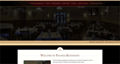 Desktop Screenshot of poloniarestaurant.com
