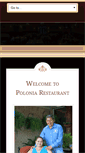 Mobile Screenshot of poloniarestaurant.com